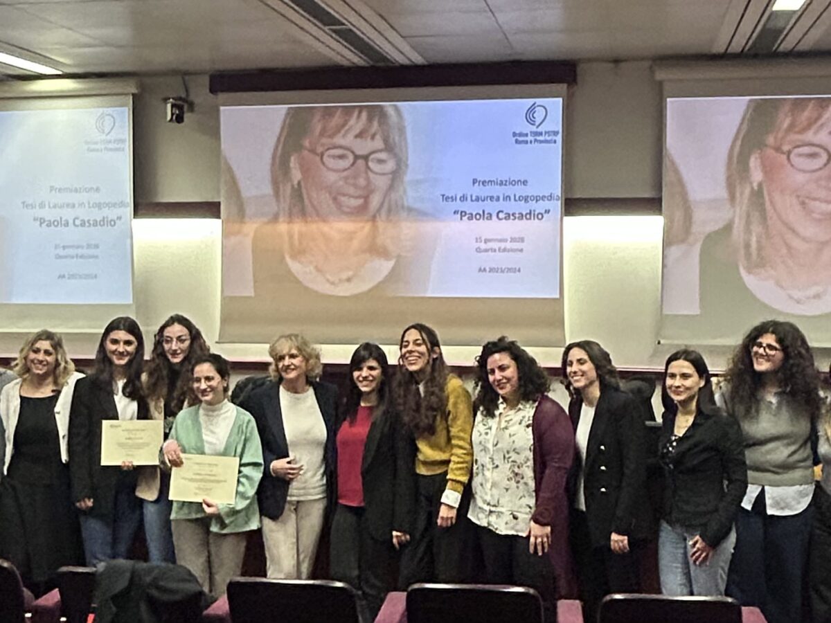 Premiazioni delle Migliori Tesi di Laurea in Logopedia AA 2023/2024