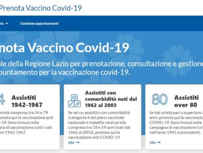 Campagna vaccinale, Regione Lazio attiva modulo di adesione dedicato al personale sanitario